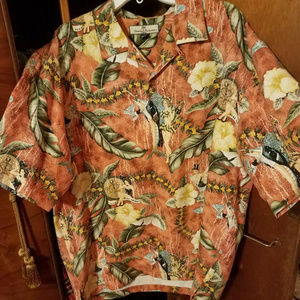 Tommy Bahama 2004 Silk Shirt In Full Swing L